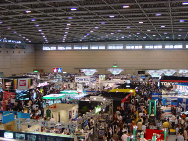 展示会開催中のツインメッセ静岡会場内