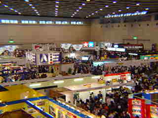 展示会開催中のツインメッセ静岡会場内
