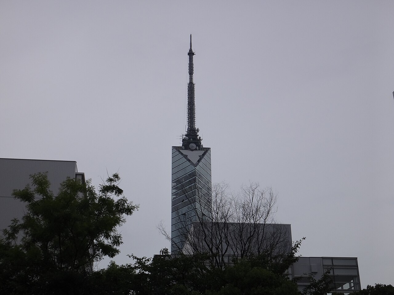 市街地から見た福岡タワー