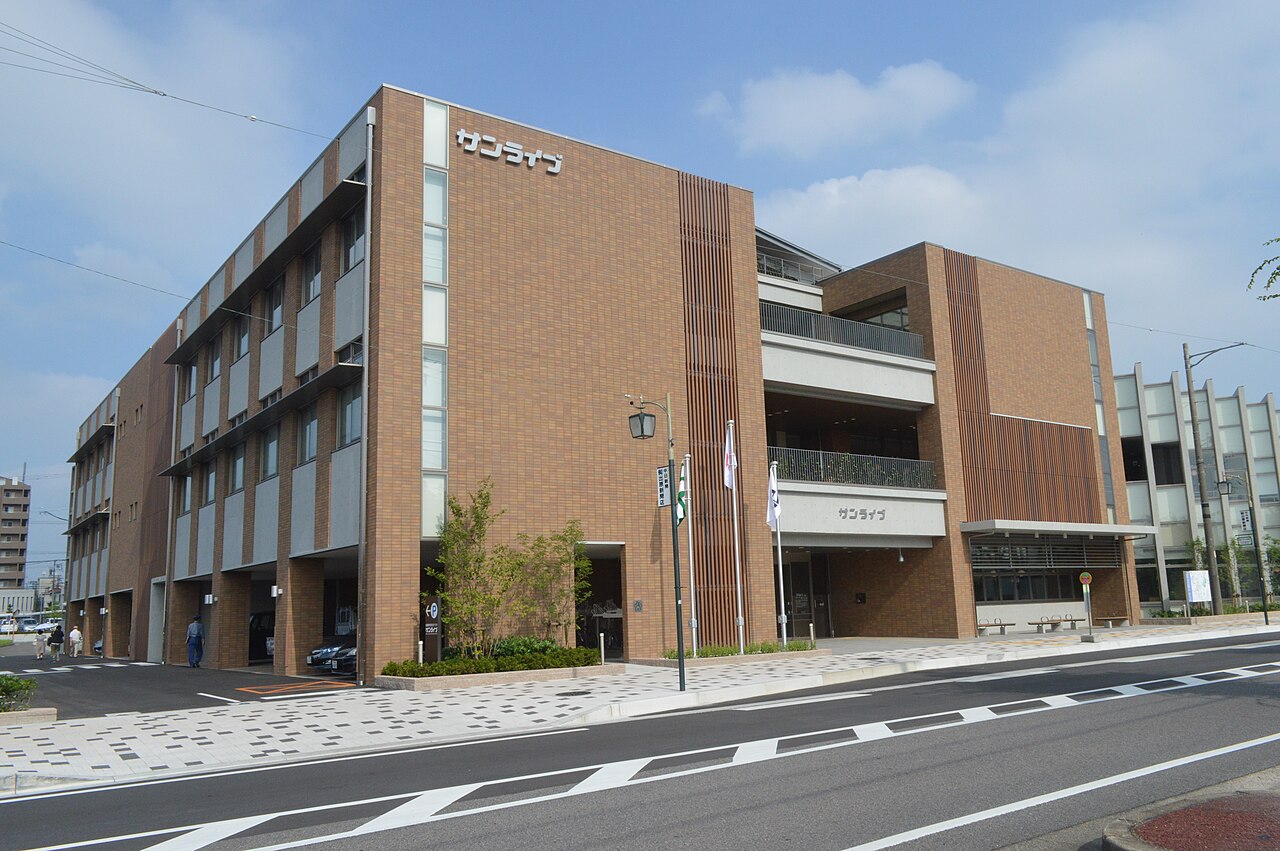 サンライブの外観（北西側）