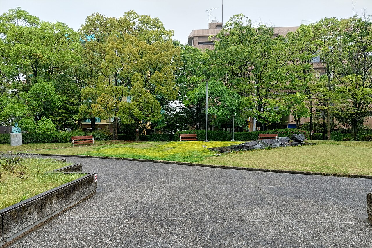 松山市総合コミュニティセンターの館内展示