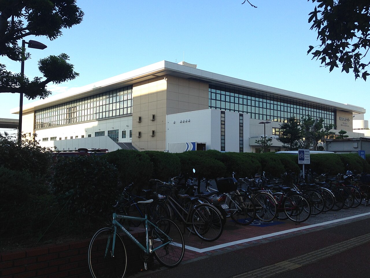 福岡国際センターの外観（北東側）