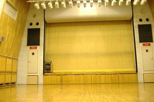 貸出対象のホール内部