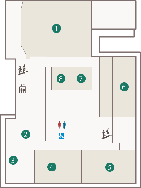 安城市総合福祉センター 館内平面図2