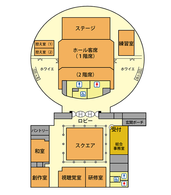 アスピアやましろ 全体図