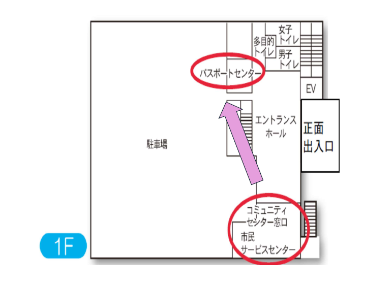 ミレニアムセンター佐倉 1階平面図